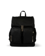 OIOI | Signature Nappy Backpack | Black Nylon