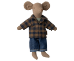 MAILEG | Dad Mouse, Light Brown
