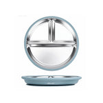 NIBBLE + REST | Stainless Steel and Silicone Suction Plate