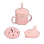 NIBBLE + REST | 4-in-1 Stainless Steel and Silicone Straw Cup