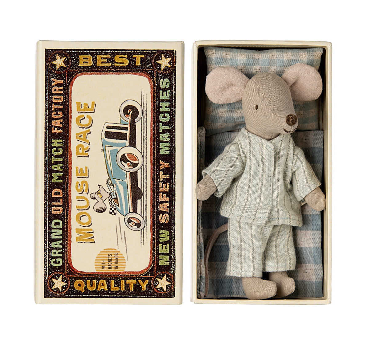 MAILEG | Big Brother Mouse in Matchbox