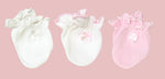 PLAYETTE | 3 Pack Newborn Essential Mittens