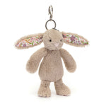 JELLYCAT | Bag Charm | Bashful Bunny | Blossom Beige 'Petal'