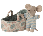 MAILEG | Baby Mouse in Carry Cot