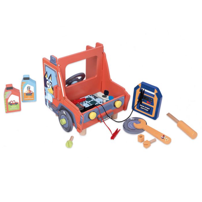 BLUEY | Wooden Tabletop Doodad Mechanic Set