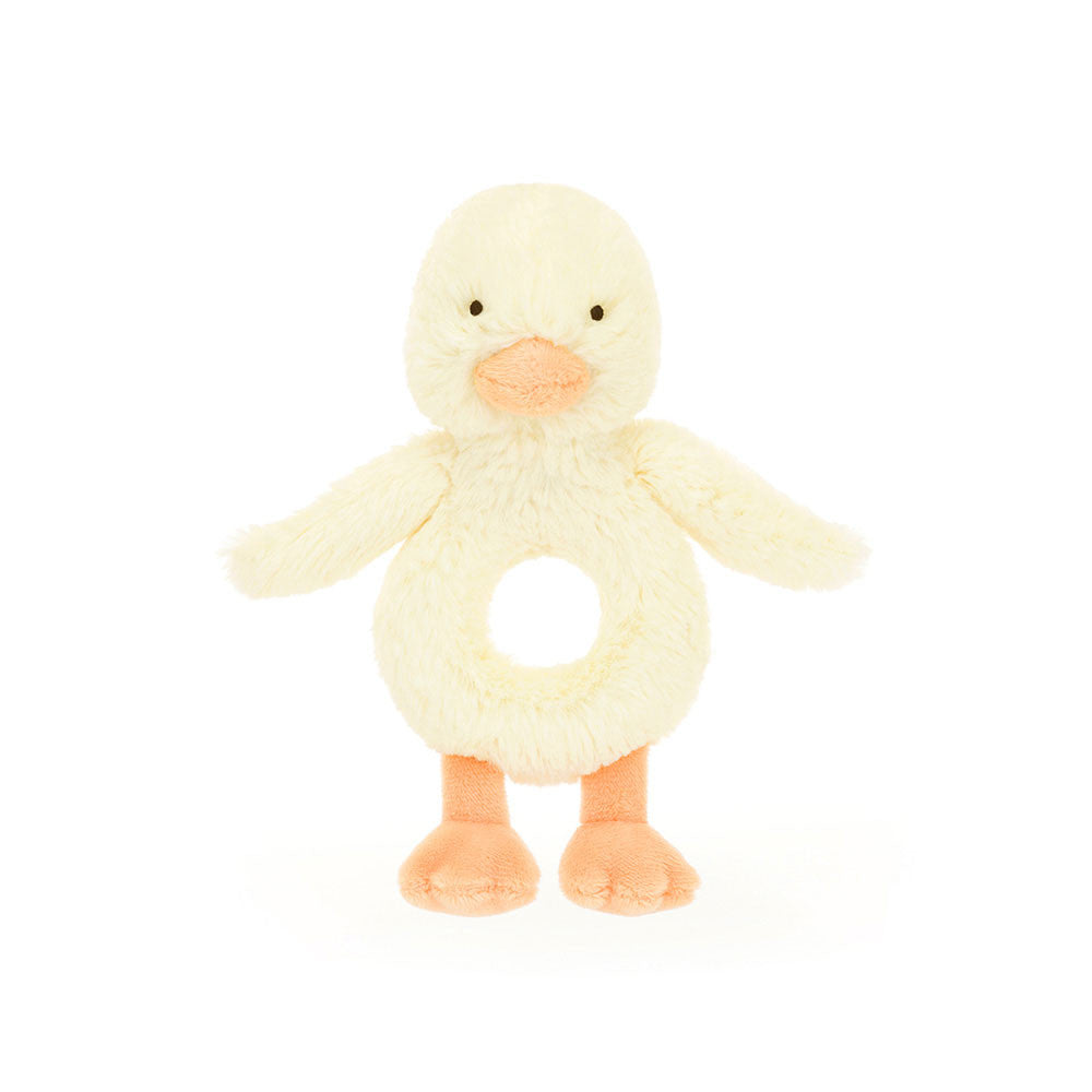 JELLYCAT Baby | Ring Rattle | Bashful Duckling