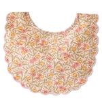 Bib Scallop Edge Lily Pink