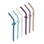 MELII | Luxe Silicone Straws 6pk (Asst Colours)