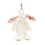 JELLYCAT | Bag Charm | Bashful Bunny | Blossom Cream 'Berry'