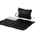 OIOI | Nappy Changing Pouch | Black Vegan Leather