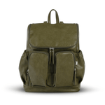 OIOI | Signature Nappy Backpack | Olive Vegan Leather