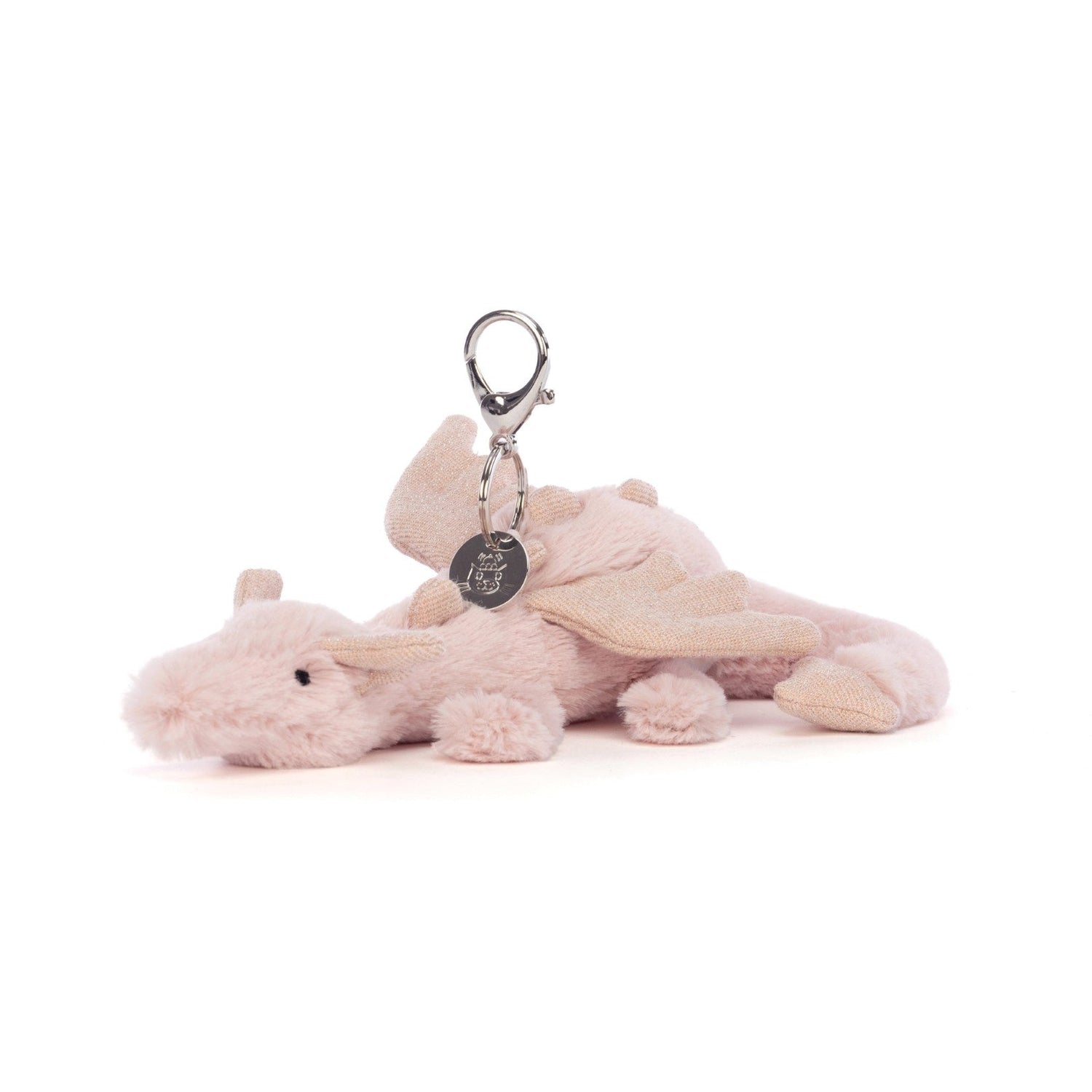 JELLYCAT | Bag Charm | Dragon | Rose