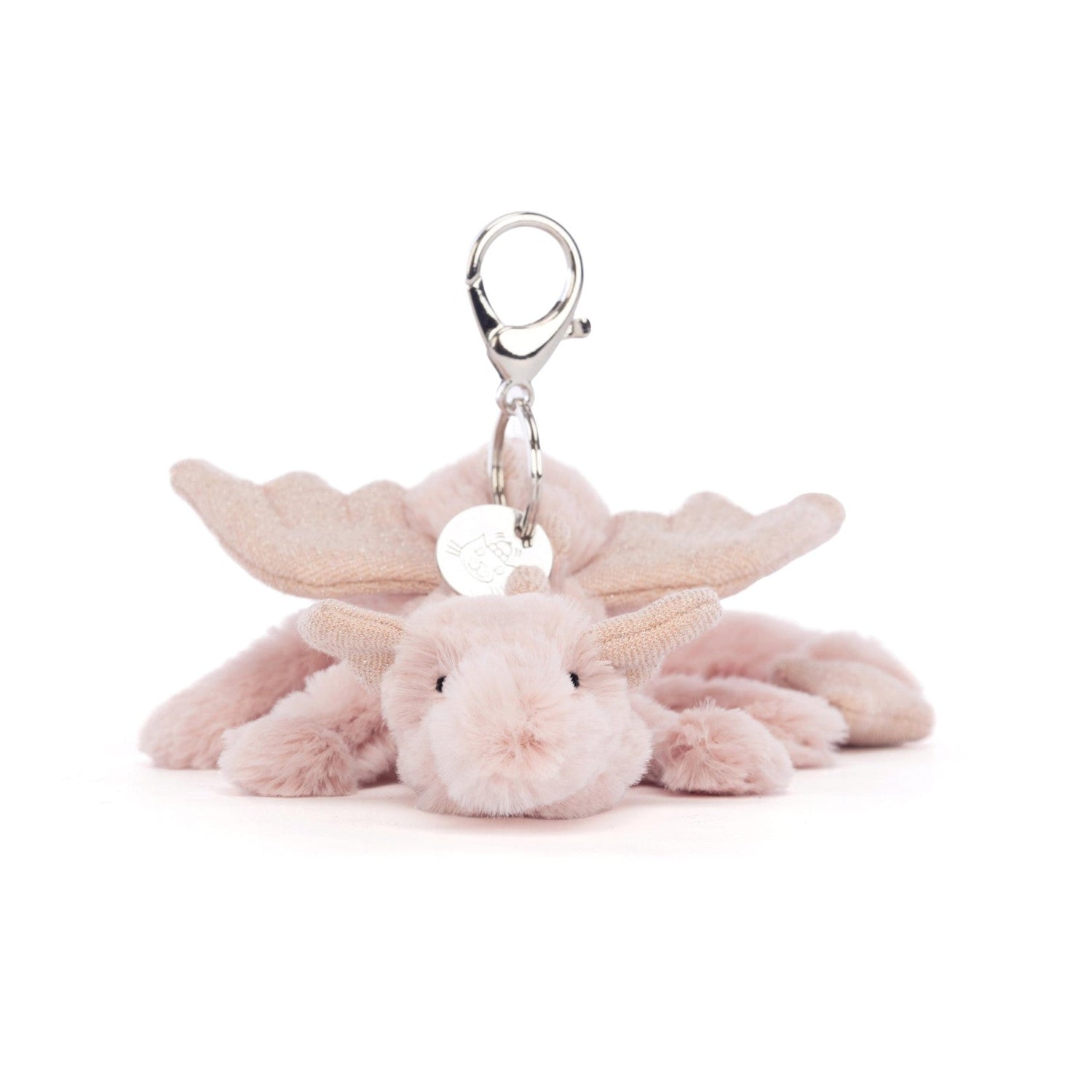 JELLYCAT | Bag Charm | Dragon | Rose