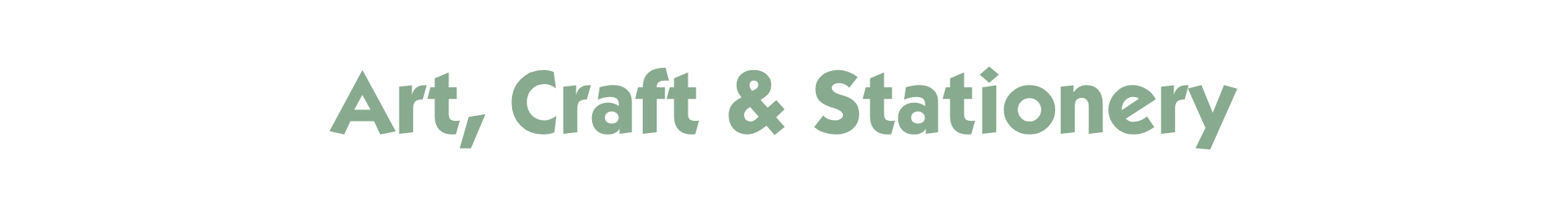 TOYS & BOOKS | Art, Craft & Stationery