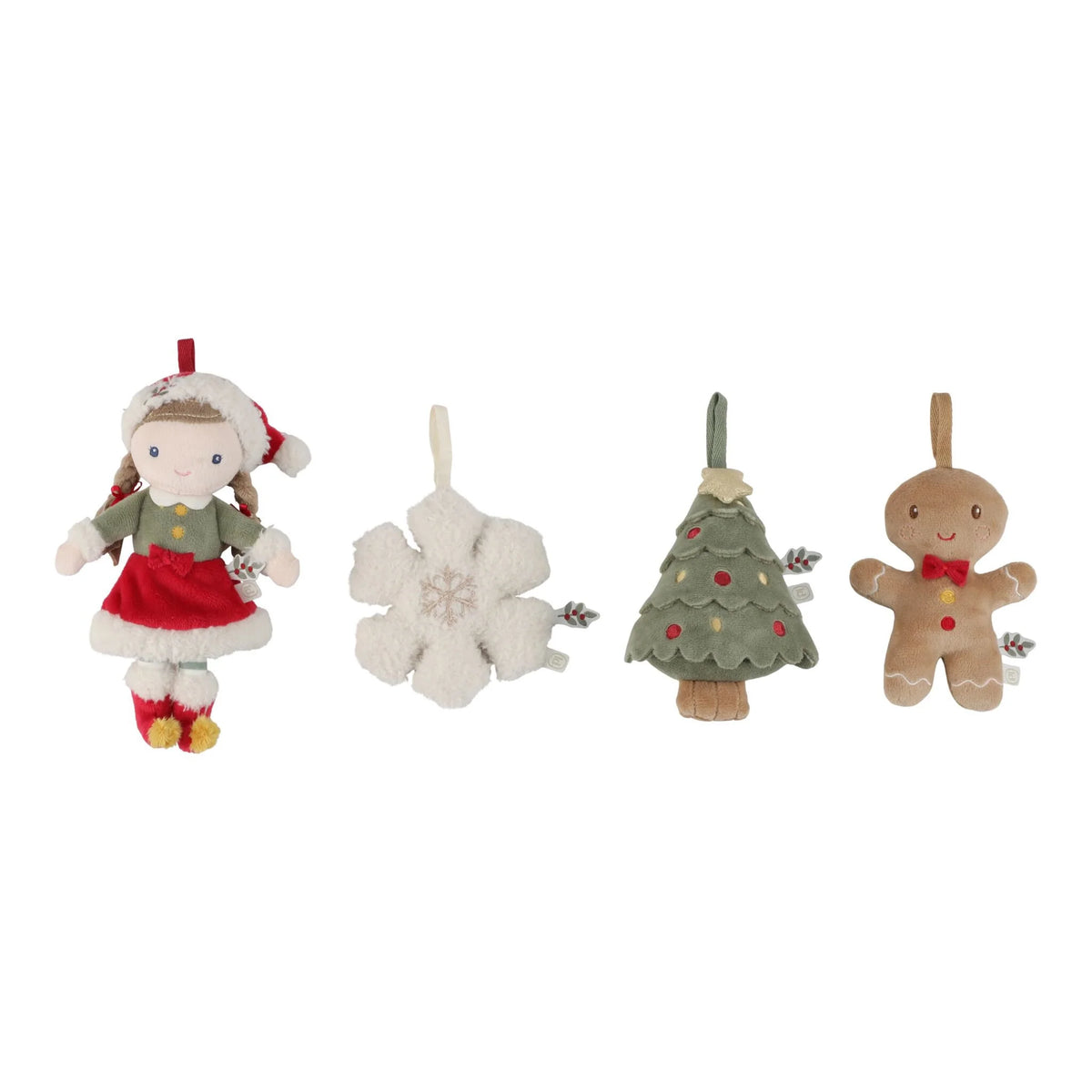 LITTLE DUTCH | 'Christmas' Ornaments Rosa Set