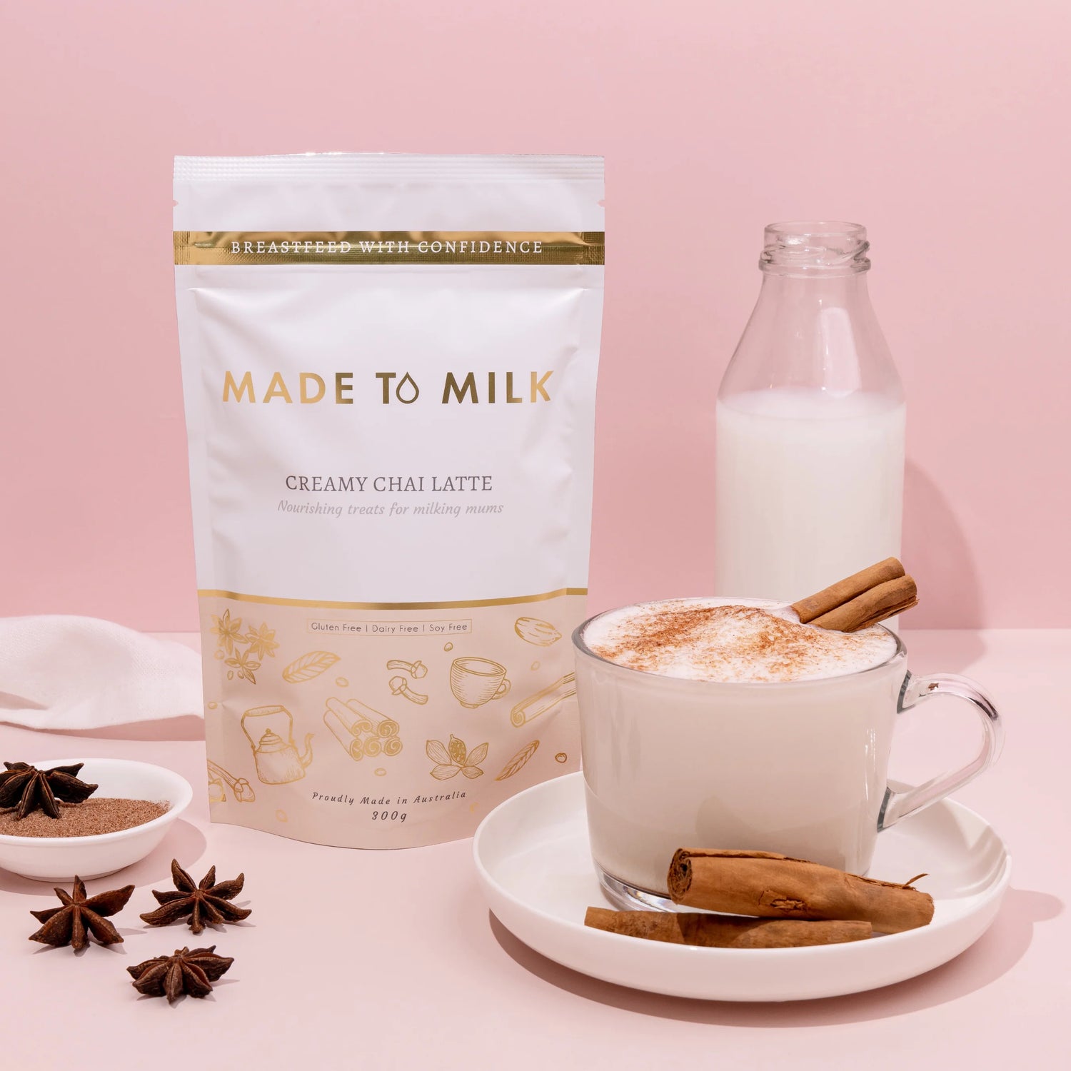 MADE TO MILK | Lactation Creamy Chai Latte
