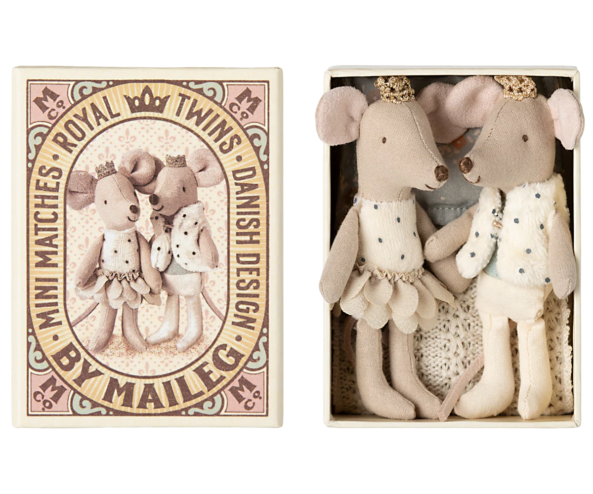 MAILEG | Royal Twins in Matchbox