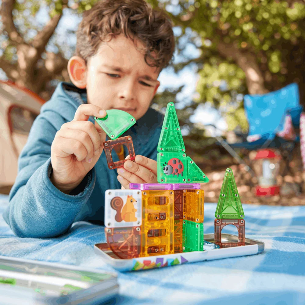 MAGNA TILES | MicroMAGS Tree House Travel Set | 24pc