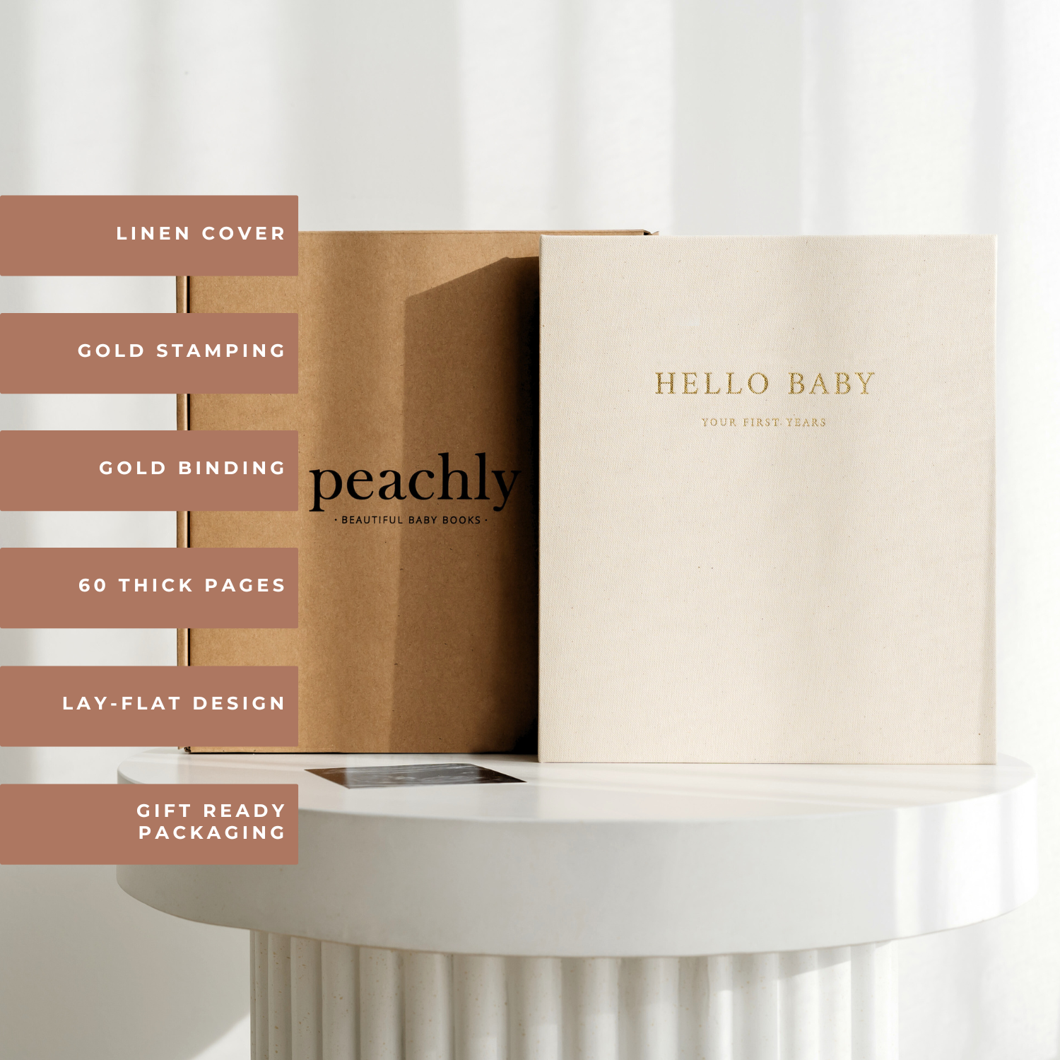 PEACHLY | Baby Memory Book