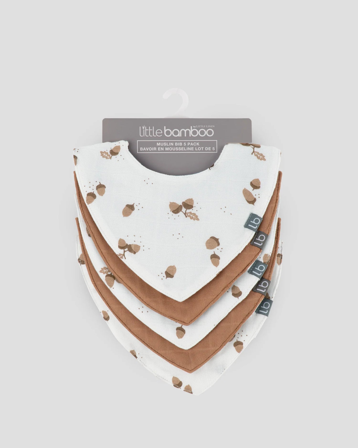 LITTLE BAMBOO | Muslin Bibs 5 Pack