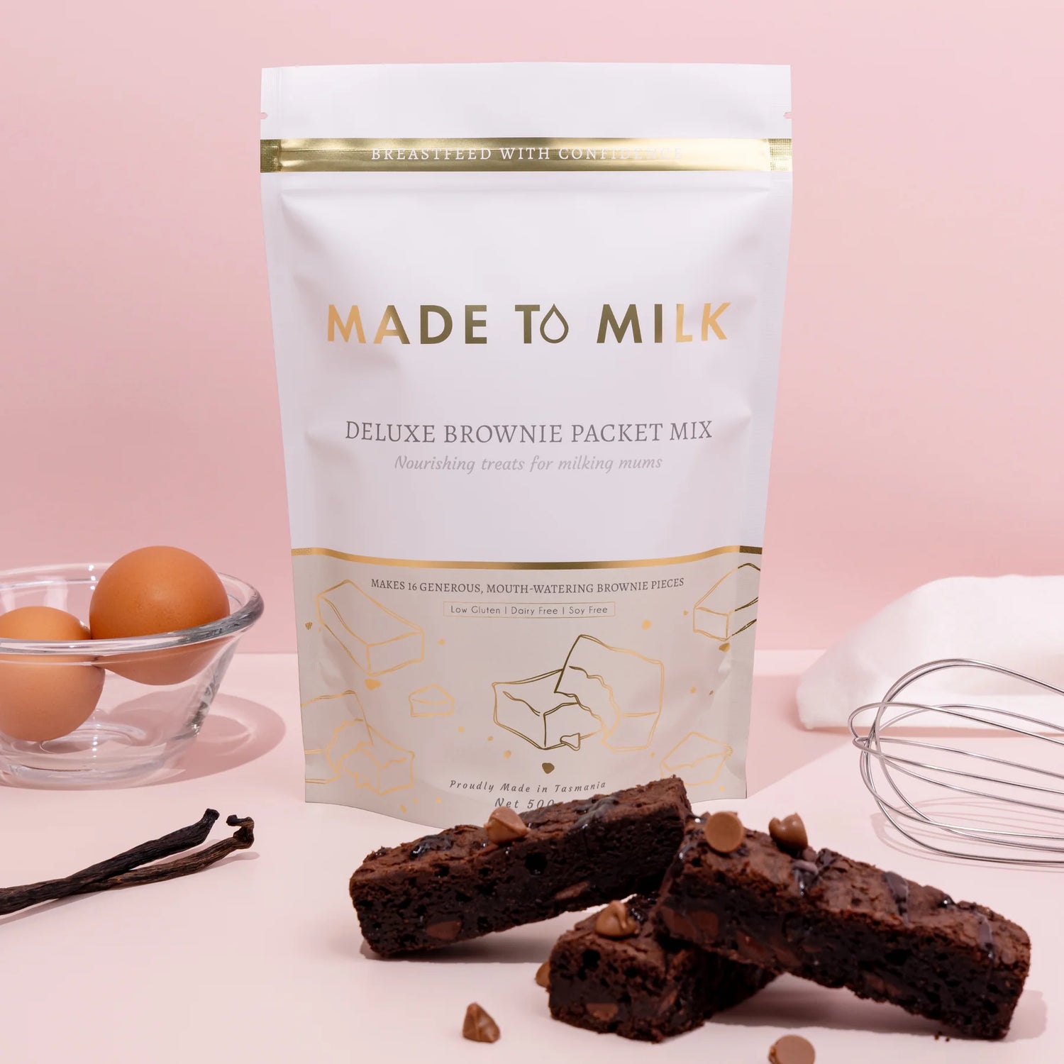 MADE TO MILK | Lactation Low Gluten/Dairy Free Brownie Mix | 500g