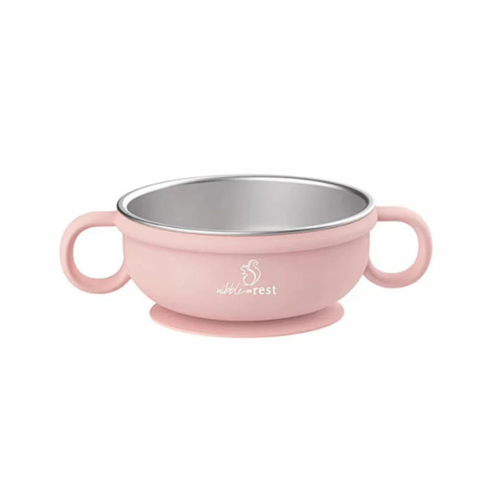 NIBBLE + REST | Stainless Steel and Suction Bowl