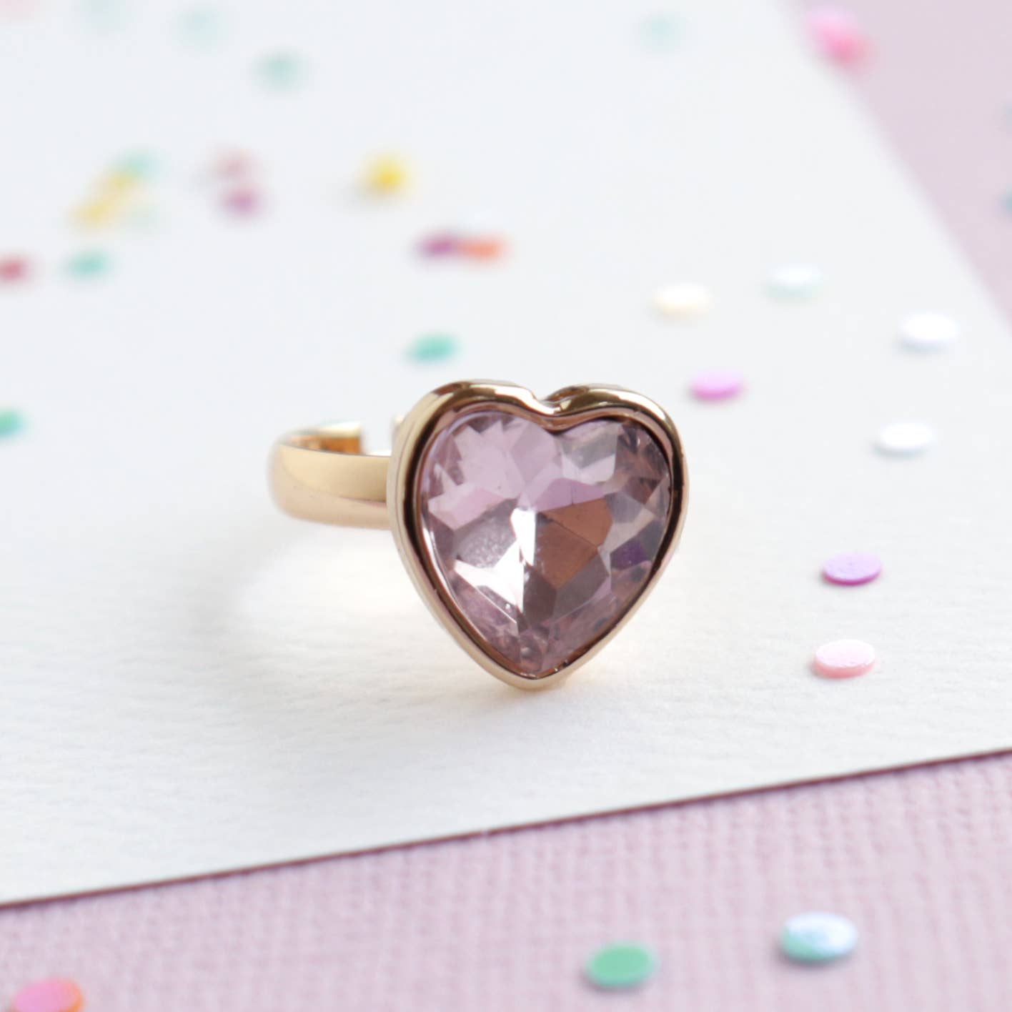 LAUREN HINKLEY | Gem Heart Ring