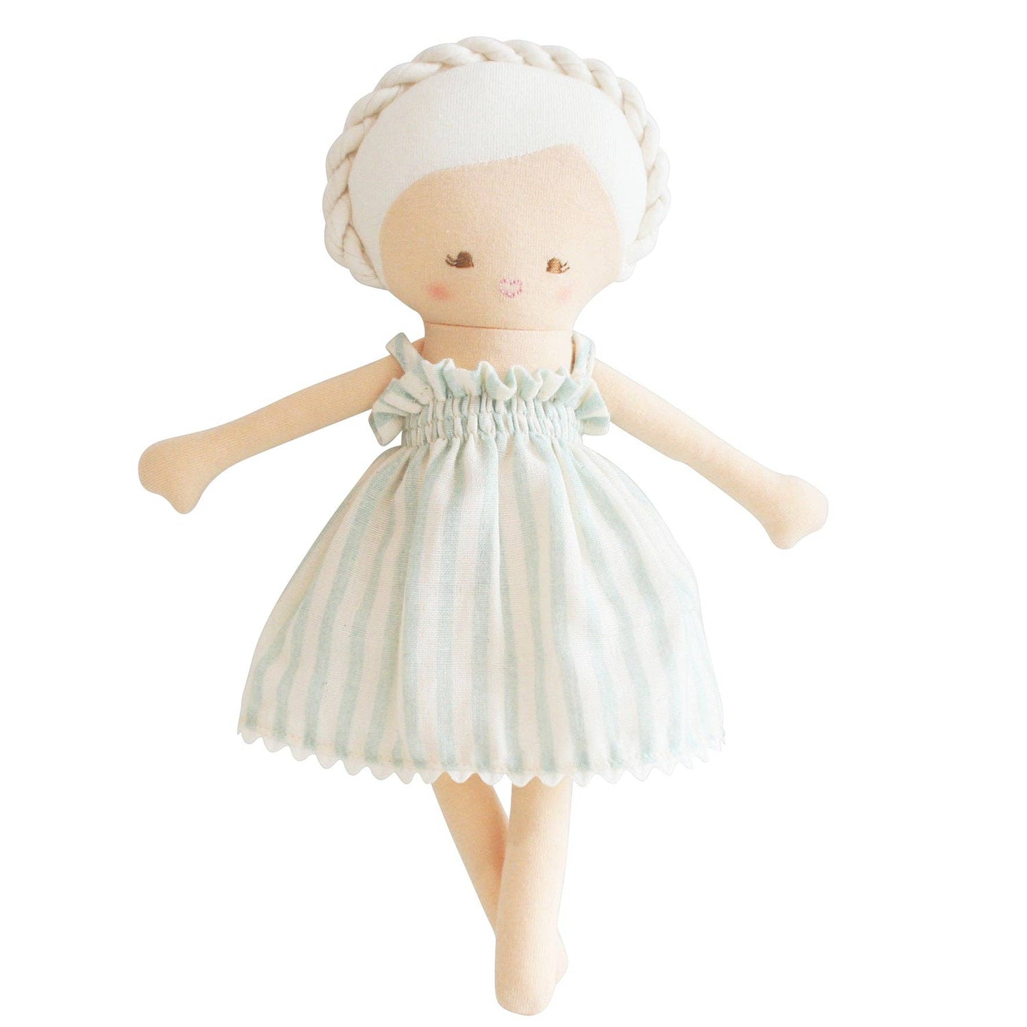 ALIMROSE | Doll | Baby Daisy | Sage Stripe