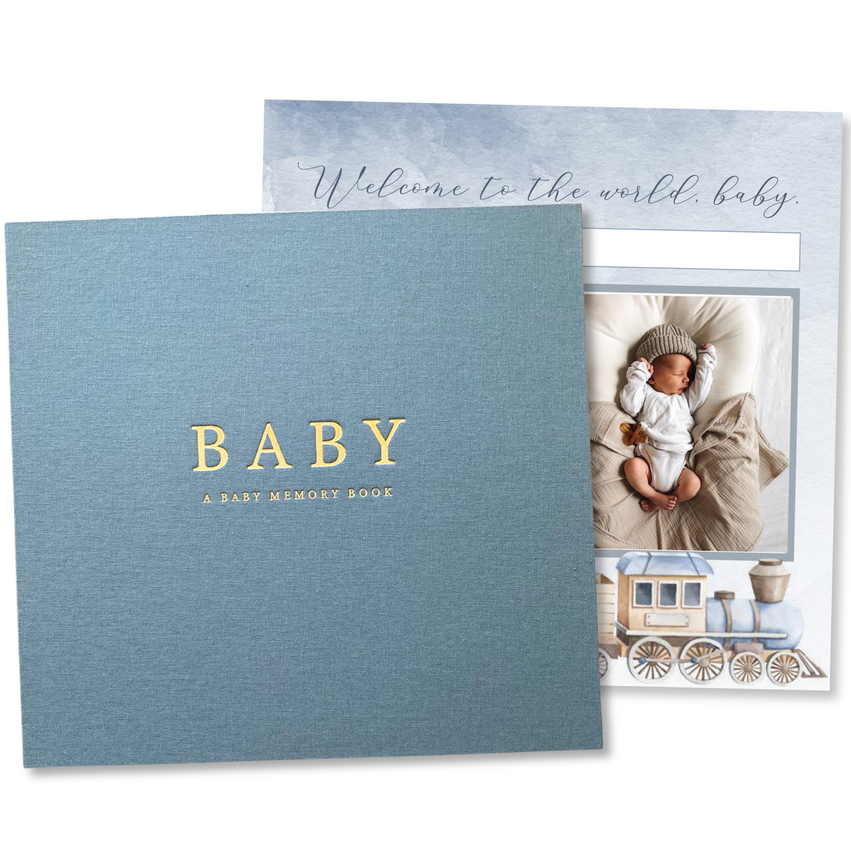 PEACHLY | Baby Memory Book Square