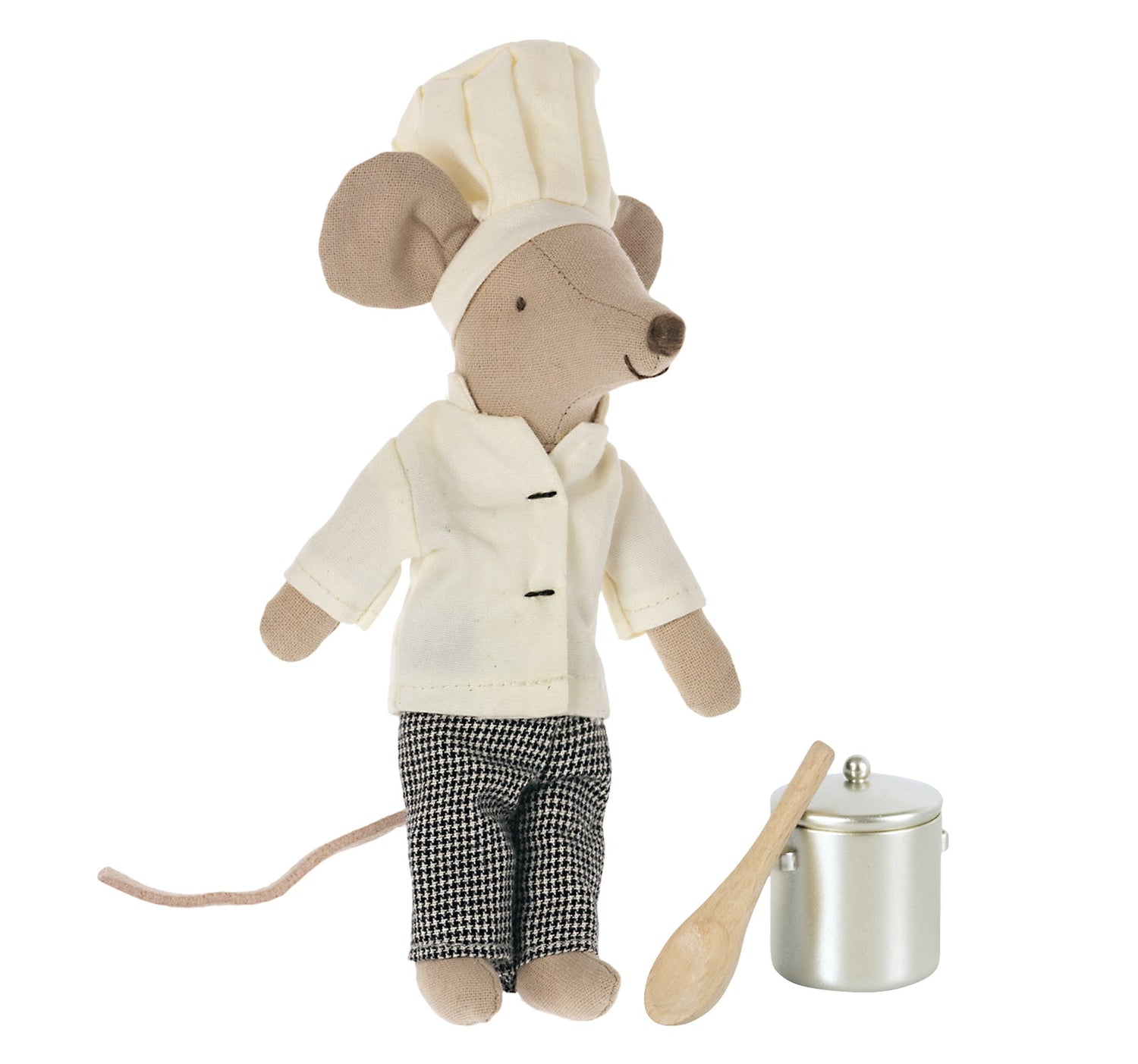 MAILEG | Mouse Chef w/Pot & Spoon