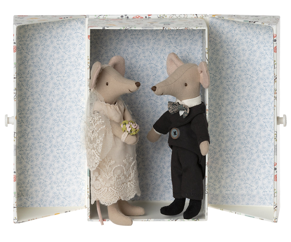 MAILEG | Mice in Matchbox | Bride & Groom