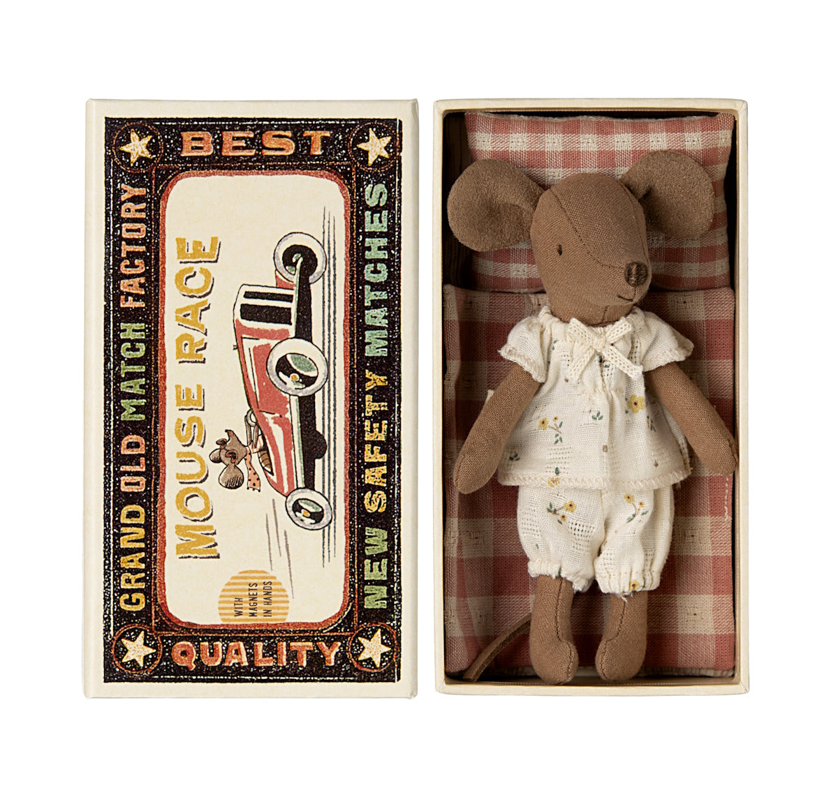 MAILEG | Big Sister Mouse in Matchbox