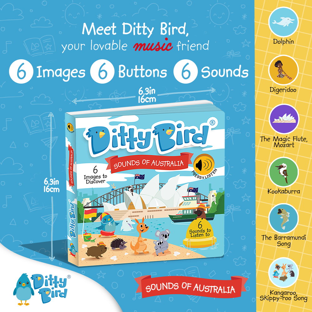 DITTY BIRD | Sound Book | Sounds of Australia