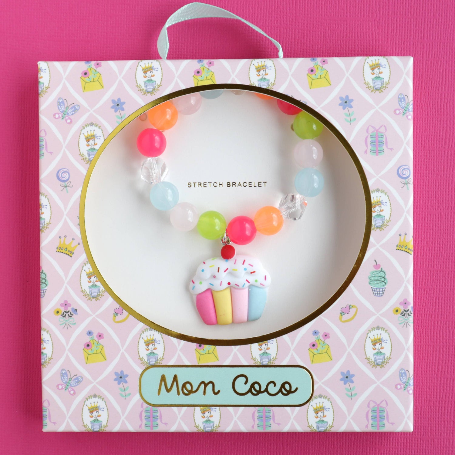 LAUREN HINKLEY | Cupcake with Sprinkles Elastic Bracelet