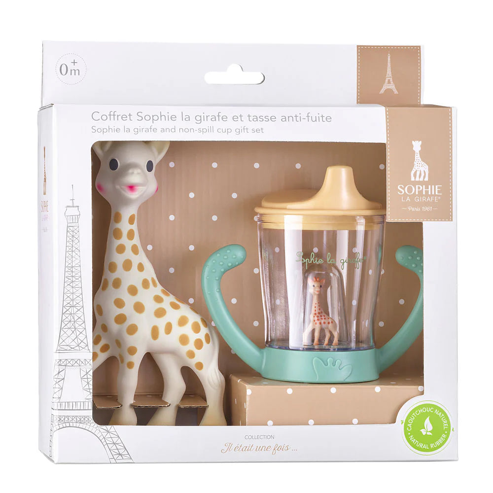 SOPHIE LA GIRAFE | Original Teether & Non-Spill Cup Set