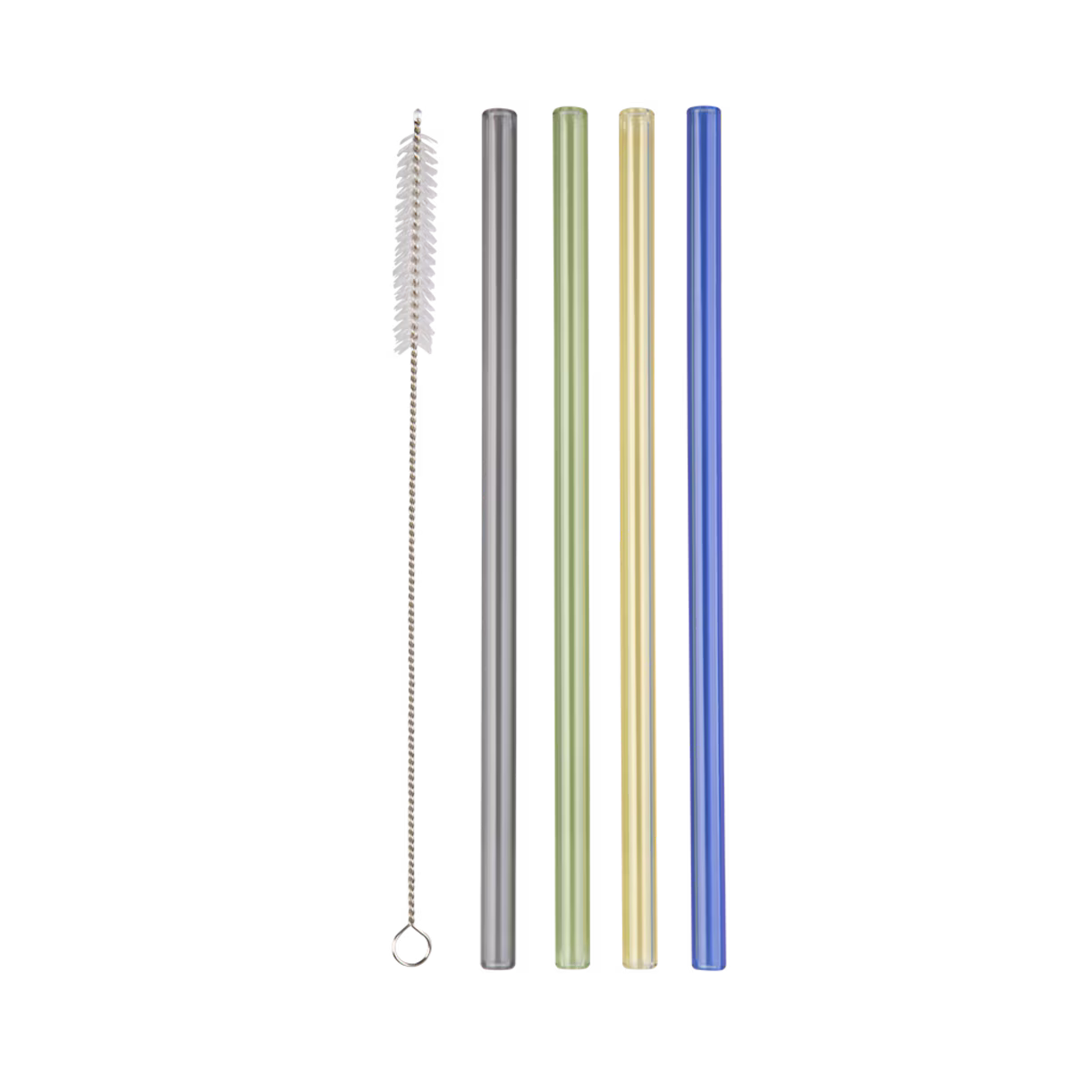 APPETITO | 4pc Glass Straws Set