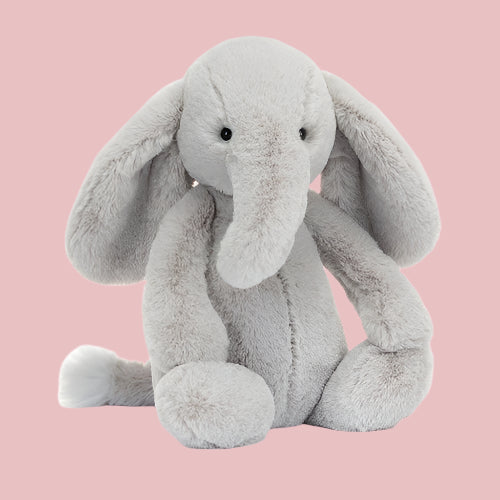 JELLYCAT | Bashful Luxe Elephant Thuddeus – MOLLY & BEAR