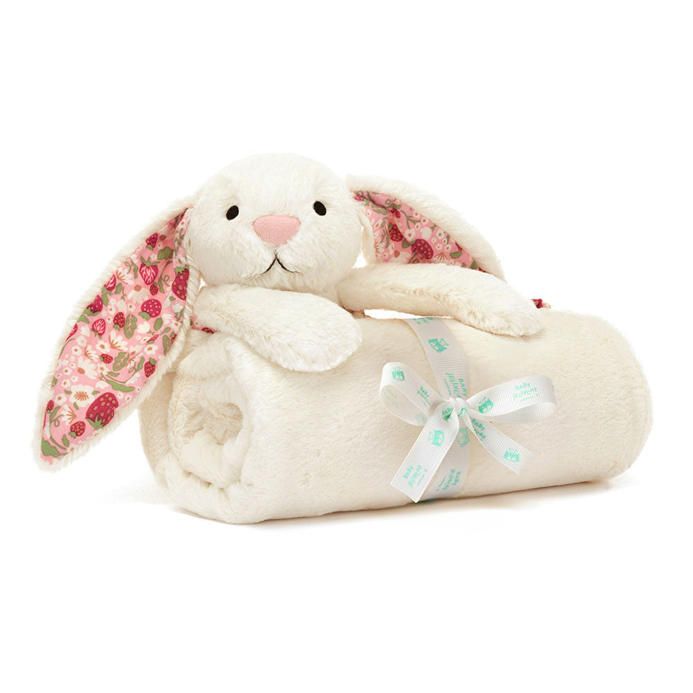 JELLYCAT Baby | Blankie | Blossom Cream Bunny "Berry"