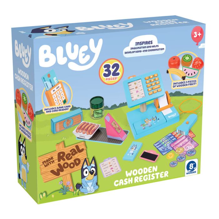 BLUEY | Wooden Cash Register
