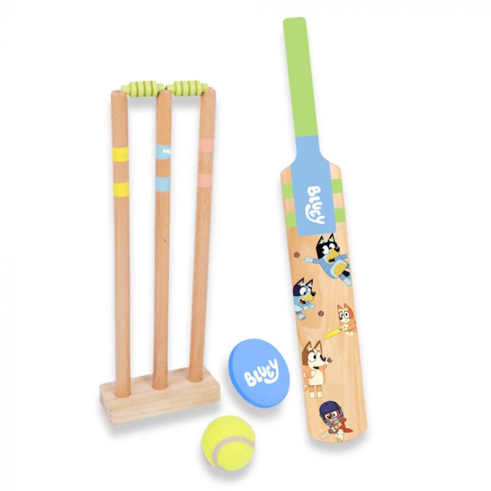 BLUEY | Wooden Cricket Set