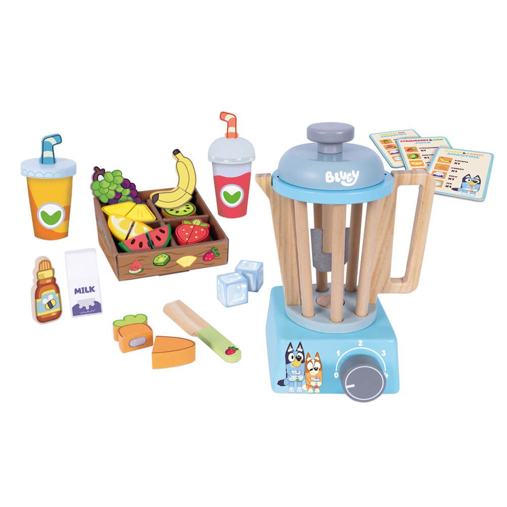 BLUEY | Wooden Smoothie Set