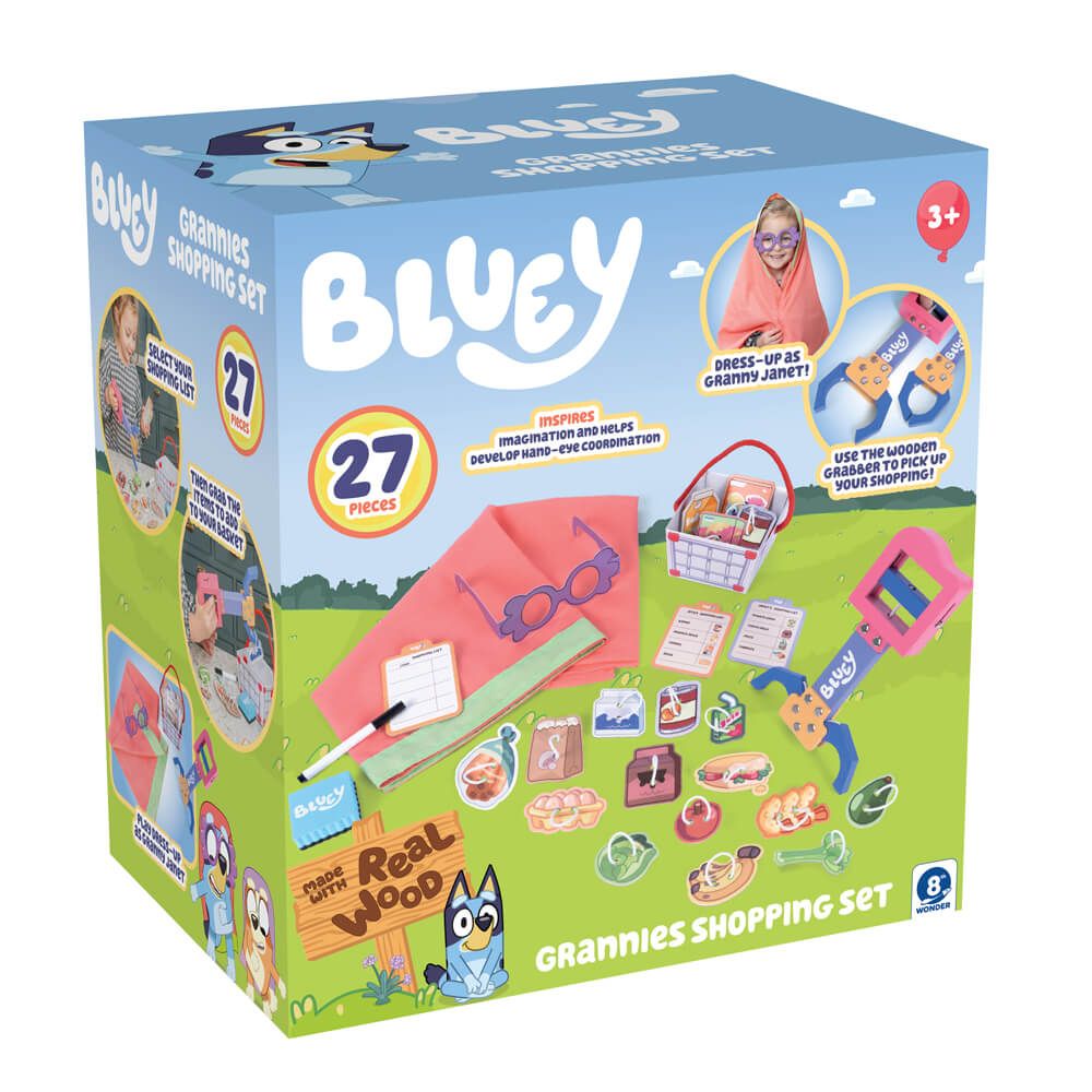 BLUEY | Wooden Grannies Shopping Game