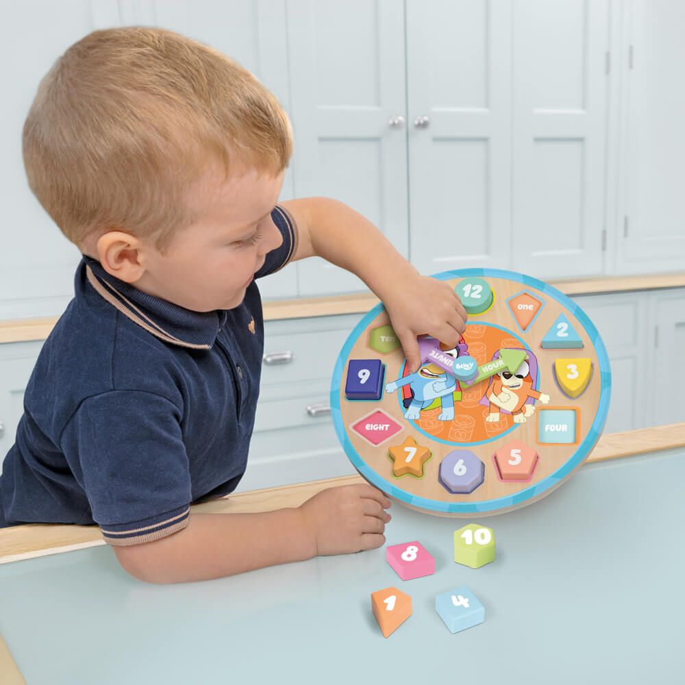BLUEY | Wooden Puzzle Clock
