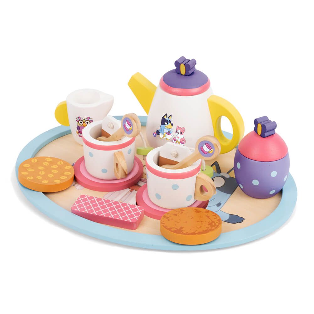 BLUEY | Wooden Tea Party Set
