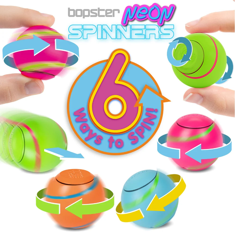 BOPSTER | Neon Spin Ball Spinner (Assorted)