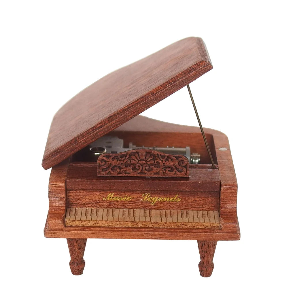 WOODERFUL LIFE | Mini Brown Grand Piano Music Box