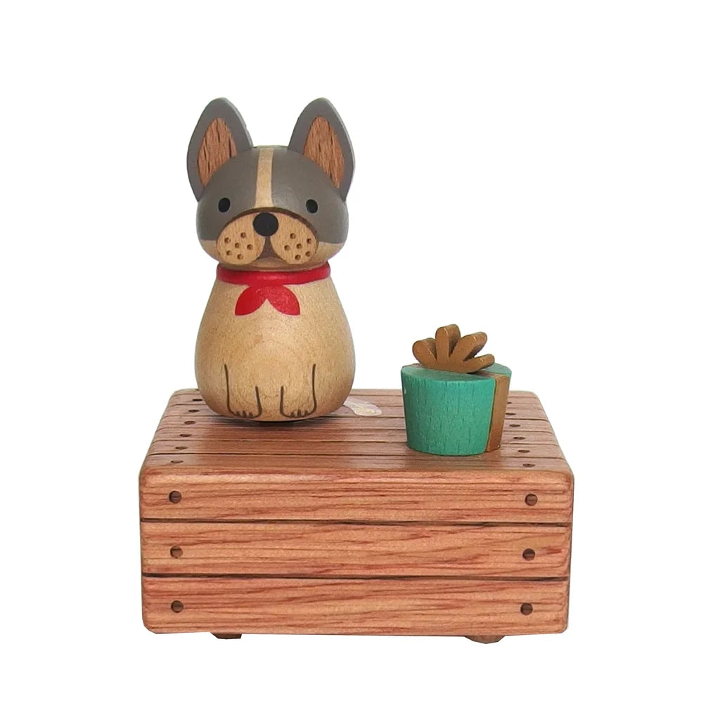 WOODERFUL LIFE | Mini Bulldog Music Box