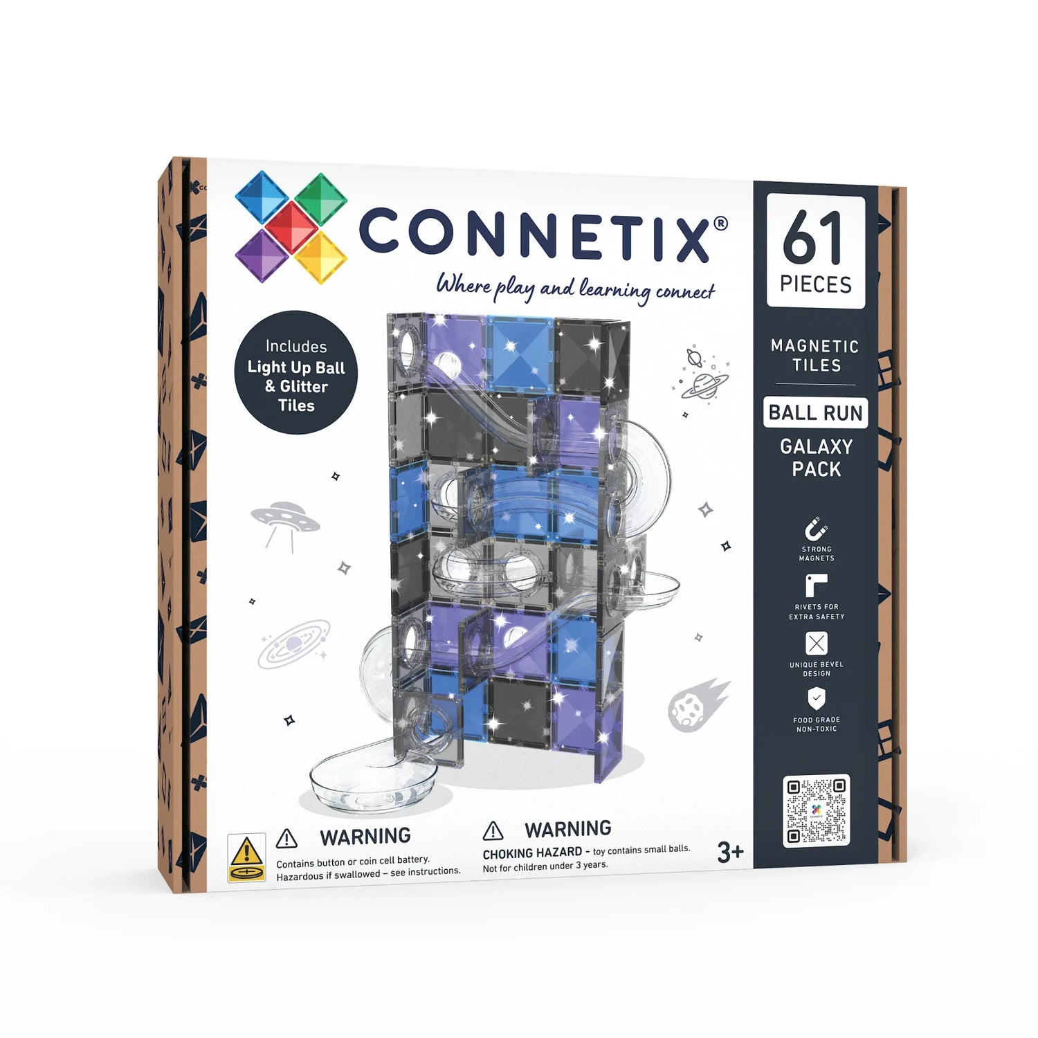 CONNETIX | Ball Run Galaxy Pack 61 pc