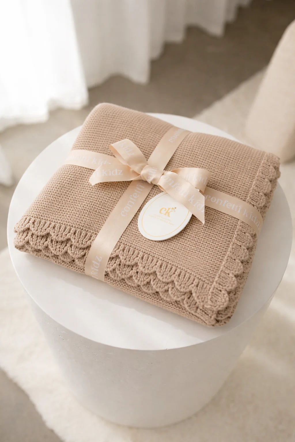 CONFETTI KIDZ | Heirloom Knit Blanket