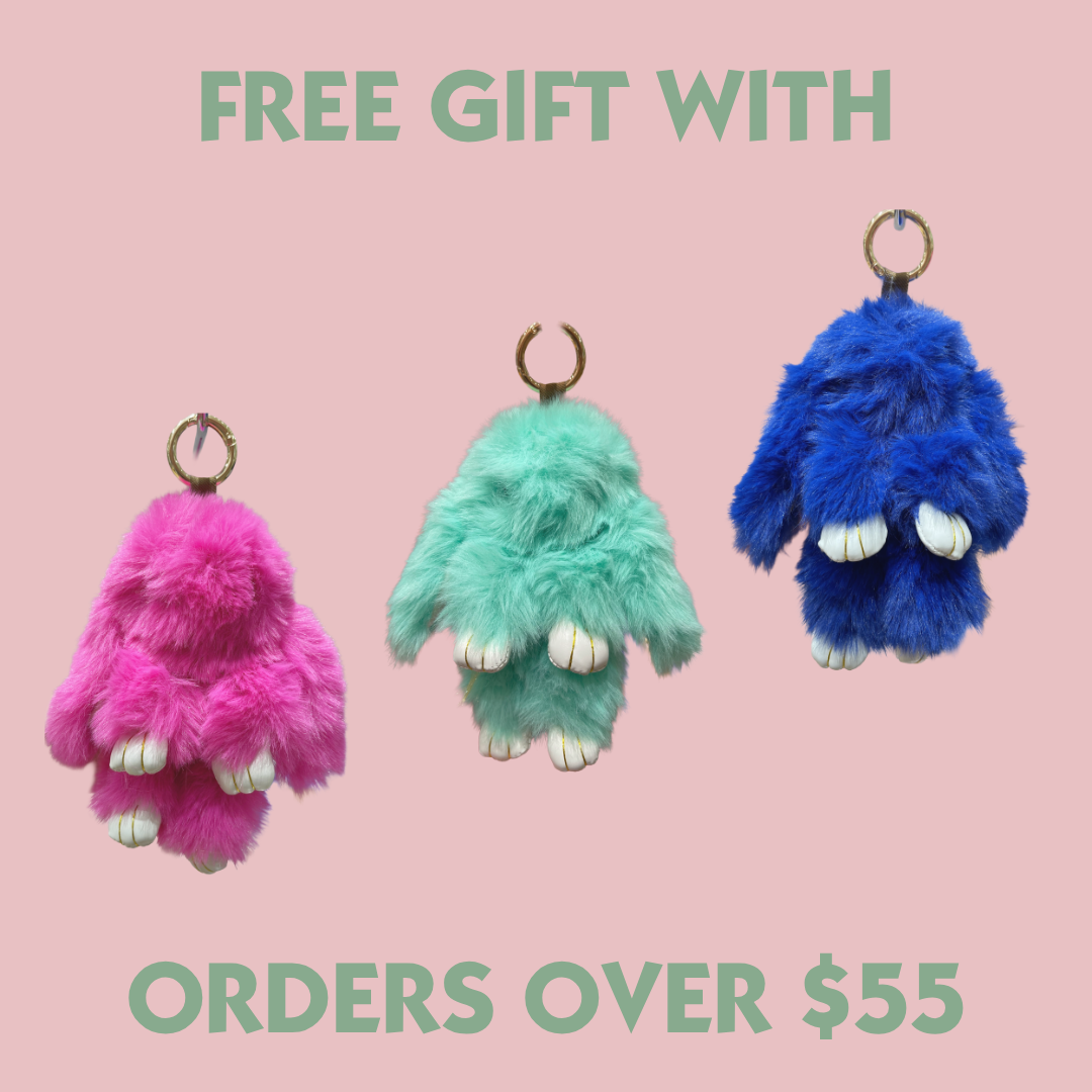 🎁 FREE GIFT | Little Mia Bunny Keyring | Design Chosen at Random (100% off)